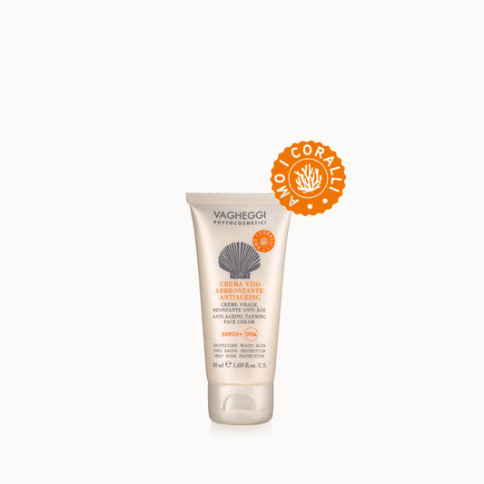 Crema Viso Abbronzante Antiaging SPF50+